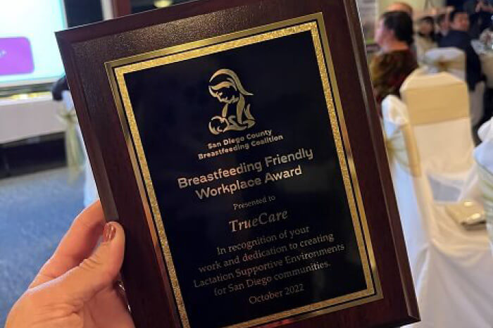 TrueCare Breastfeeding Friendly Workplace Award