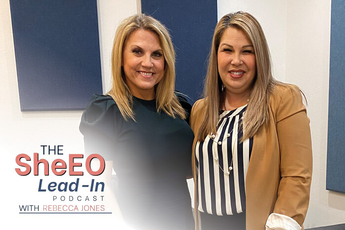 SheEO Lead-In Podcast with Rebecca Jones and Michelle D. Gonzalez