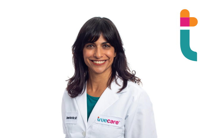 A portrait photo of Dr. Eimaneh Mostofian, the provider we highlighted in this employee spotlight.