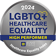 LGBTQ+ Healthcare Equality Index High Performer Award