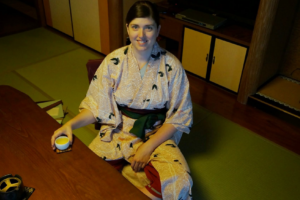 Meara Henley in Japan.